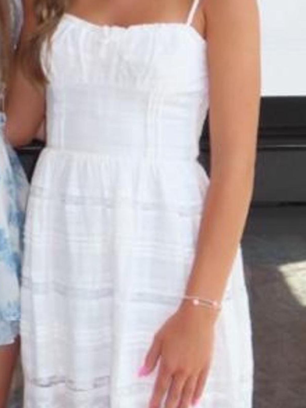 Altar'd State White Spaghetti-Strap Size Medium NWT